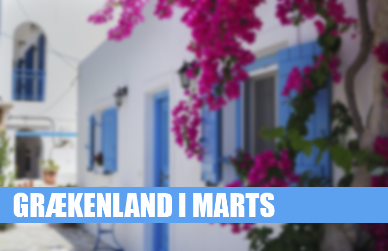 grækenland i marts